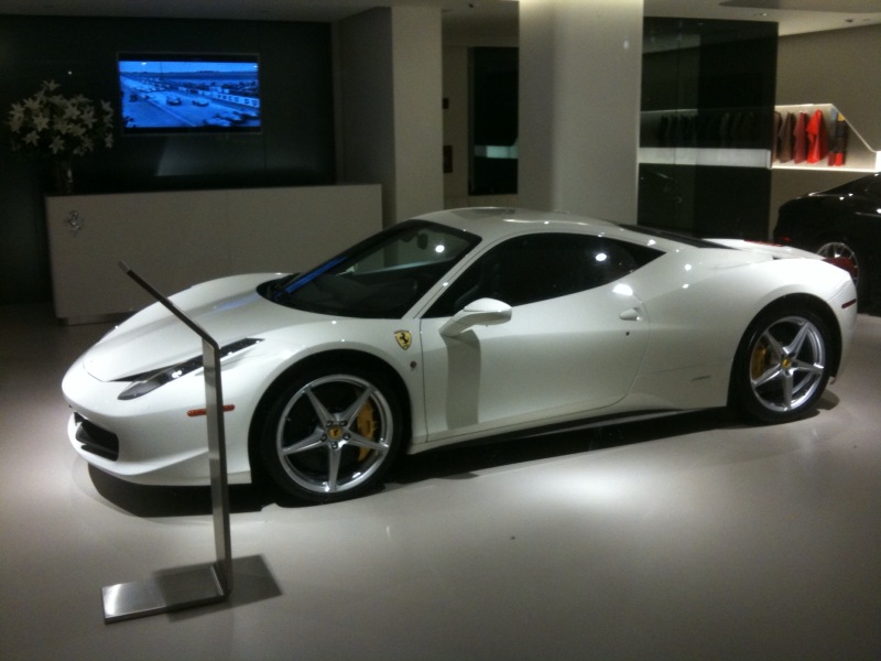 Ferrari 458 White. a white 458 Italia,